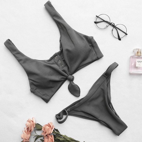 Other - B2G1♦️⛱🆕Sweet Girl Bikini Set Charcoal